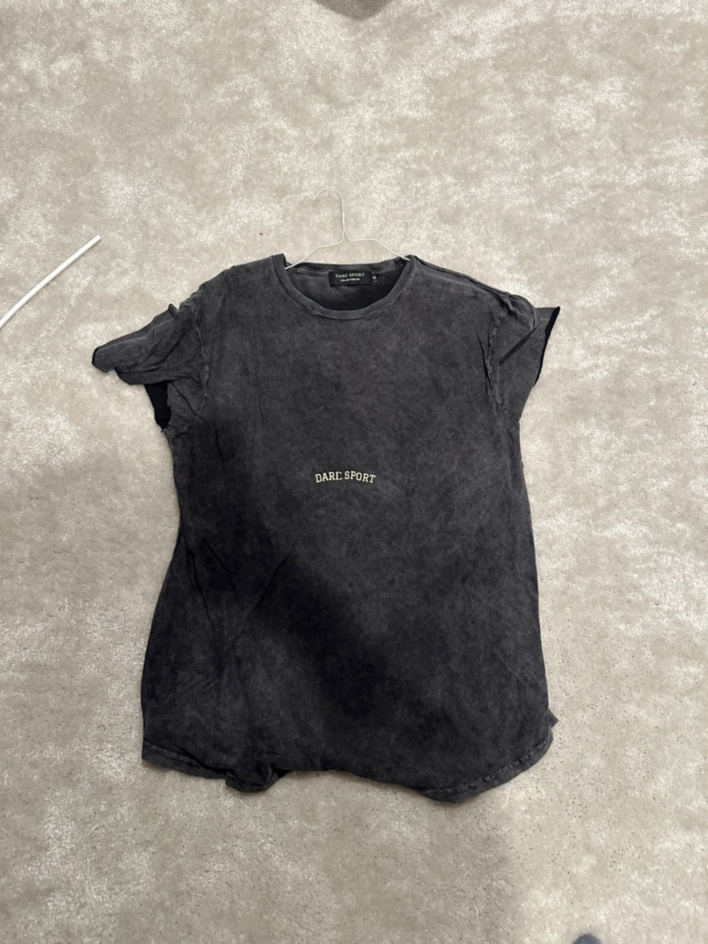Darc Sport Black Mineral-Wash Short Sleeve Tee